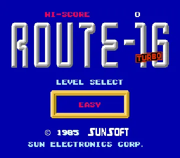 Route-16 Turbo (Japan) screen shot title